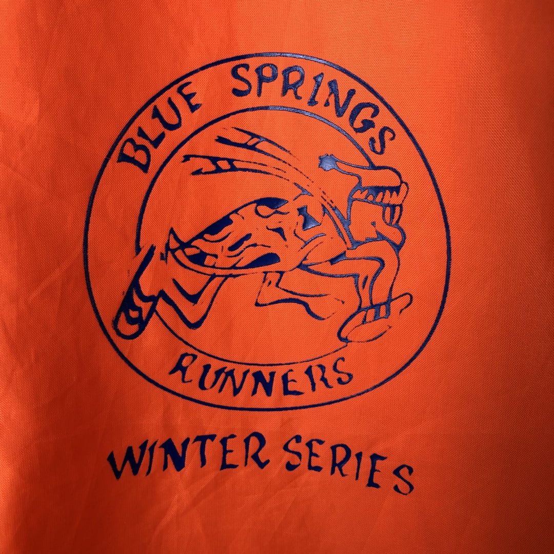 Vintage 70s-80'S King Louie PRO FIT Coach Jacket, Made in USA, Men's Size Medium Nylon orange type Vintage Second Hand