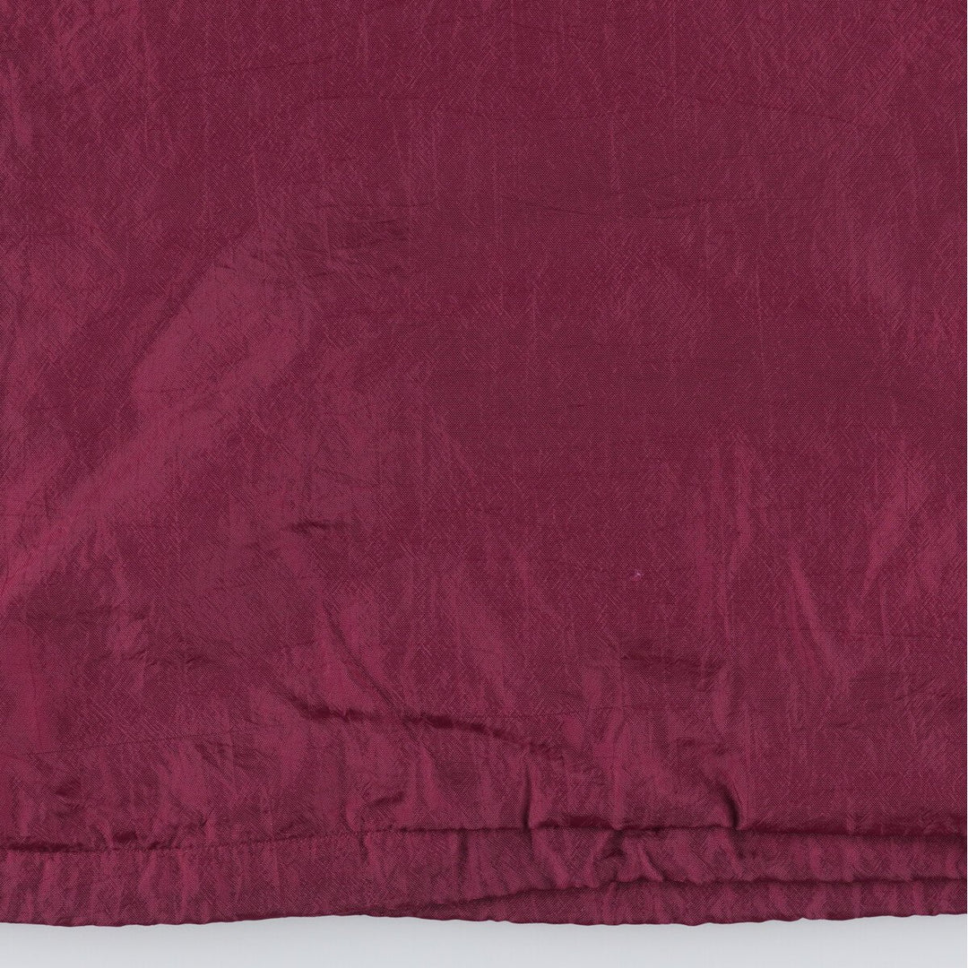 90'S Champion V-neck nylon pullover, men's size XL, vintage Nylon wine-red Vintage Second Hand