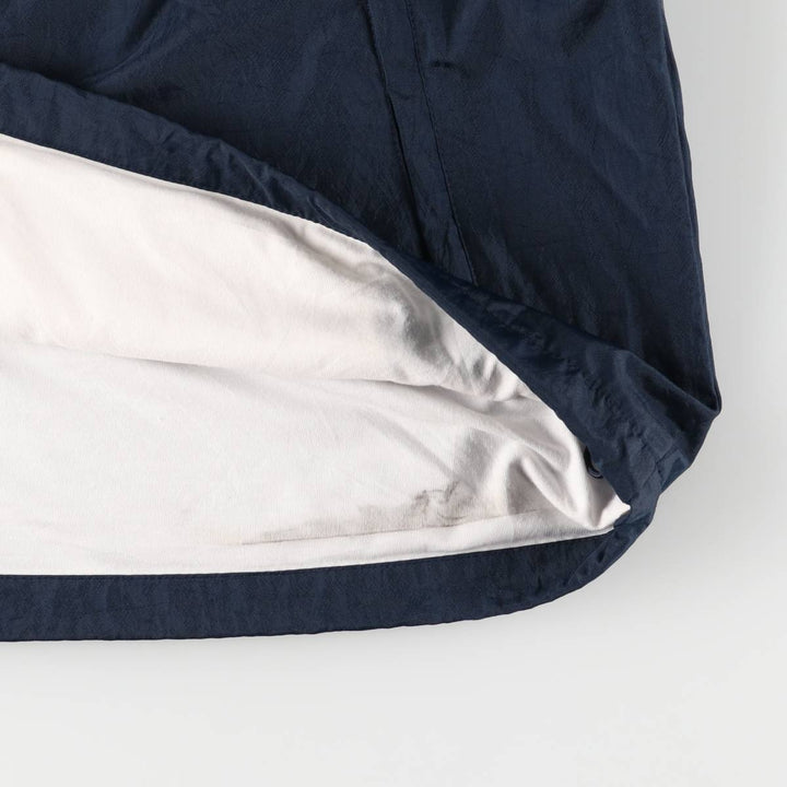 90'S Champion V-neck warm-up pullover, men's size L, vintage polyester navy blue type Vintage Second Hand