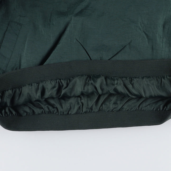 90'S Reebok V-neck nylon pullover, men's size M, vintage Nylon Green type dark green Vintage Second Hand