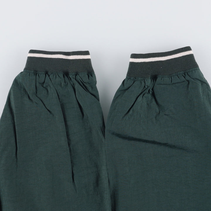 90'S Reebok V-neck nylon pullover, men's size M, vintage Nylon Green type dark green Vintage Second Hand