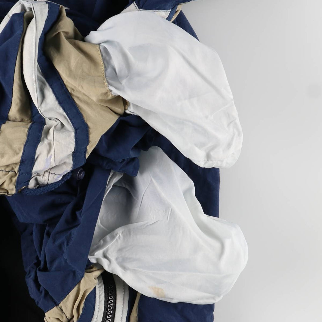 90'S Starter Notre Dame University College Reversible V-Neck Warm-Up Pullover, Men's Size XL Nylon black type Vintage Second Hand