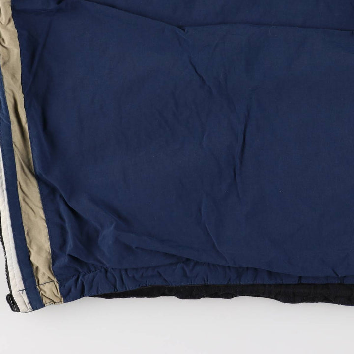 90'S Starter Notre Dame University College Reversible V-Neck Warm-Up Pullover, Men's Size XL Nylon black type Vintage Second Hand