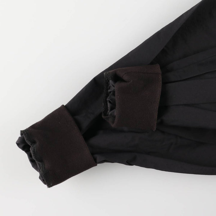 90s~ Nike Golf Henley Warm-Up Pullover, Men's Size Medium, Vintage Nylon black type Vintage Second Hand