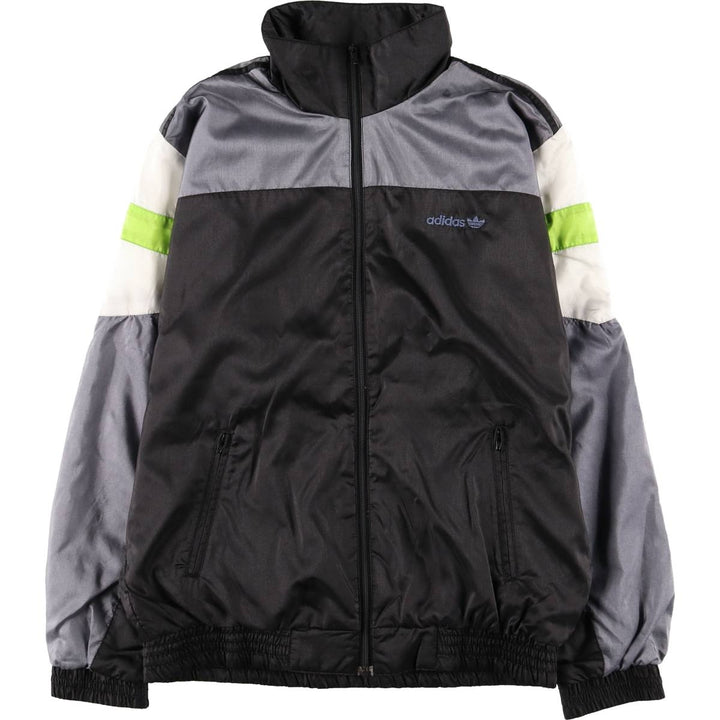 Vintage 80s-90'S Adidas windbreaker, men's size small polyamide black type Vintage Second Hand
