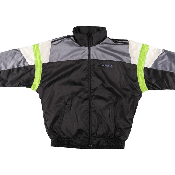 Vintage 80s-90'S Adidas windbreaker, men's size small polyamide black type Vintage Second Hand
