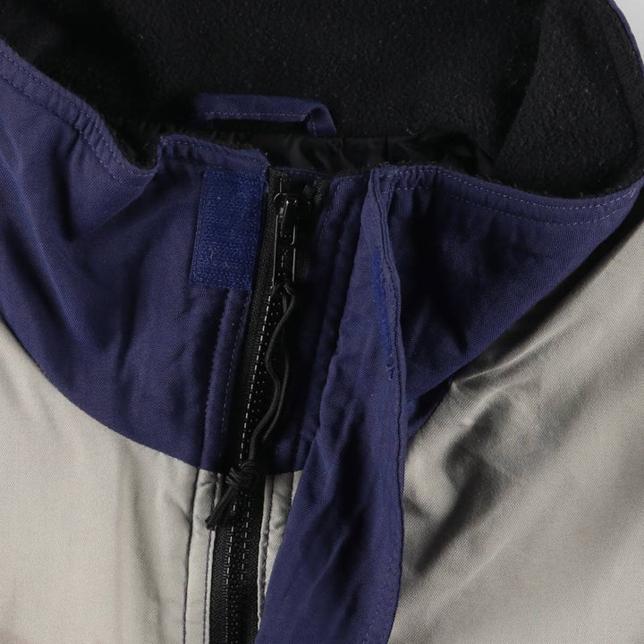 90'S Body Glove Men's Medium Padded Puffer Jacket, Vintage Nylon gray type Vintage Second Hand