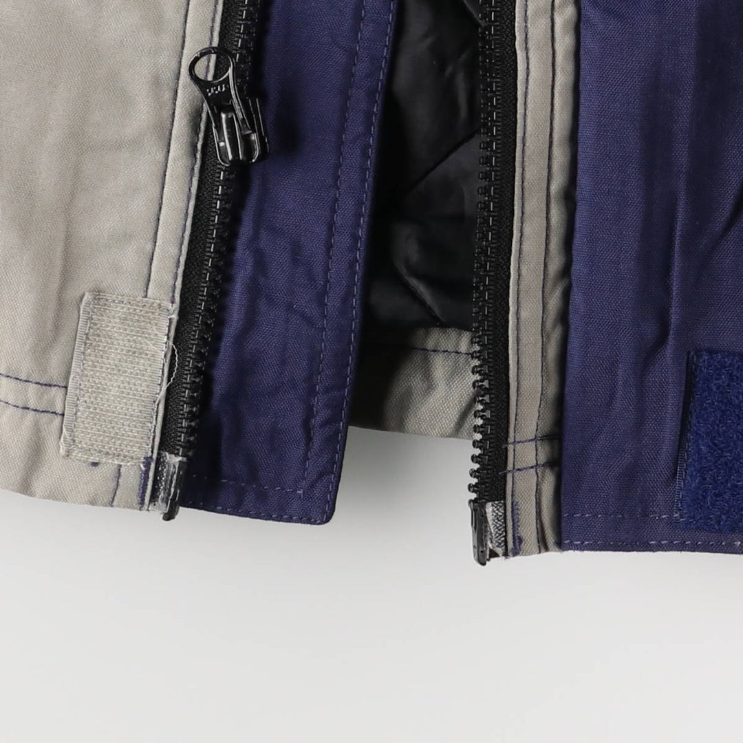 90'S Body Glove Men's Medium Padded Puffer Jacket, Vintage Nylon gray type Vintage Second Hand