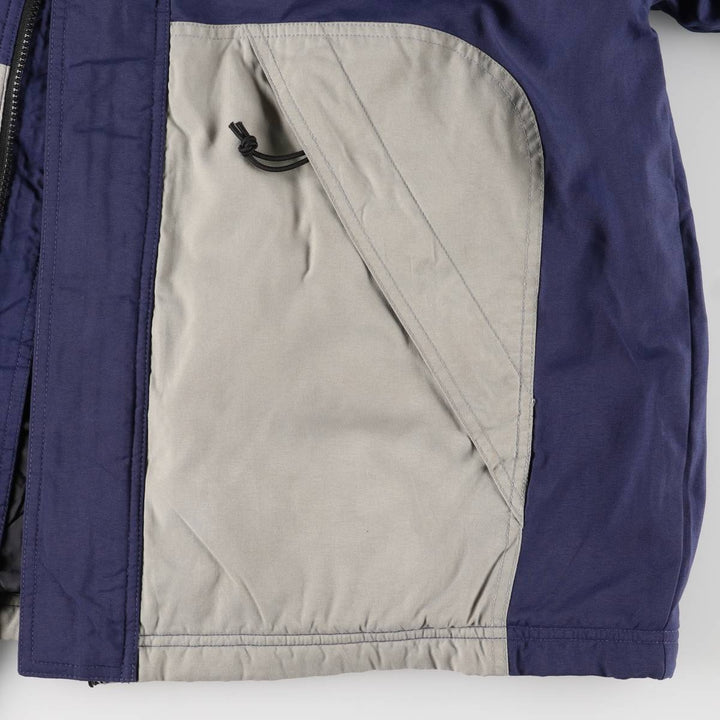 90'S Body Glove Men's Medium Padded Puffer Jacket, Vintage Nylon gray type Vintage Second Hand