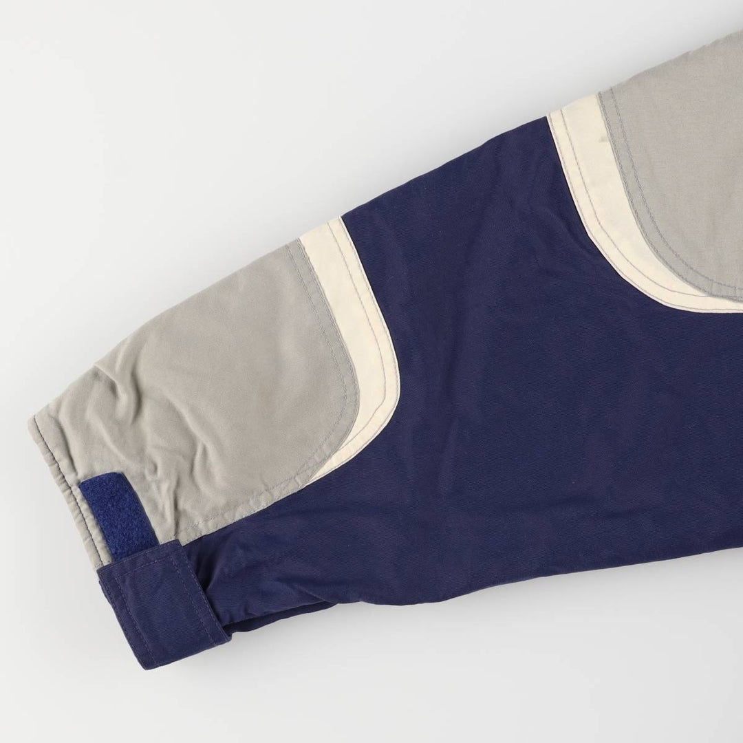 90'S Body Glove Men's Medium Padded Puffer Jacket, Vintage Nylon gray type Vintage Second Hand