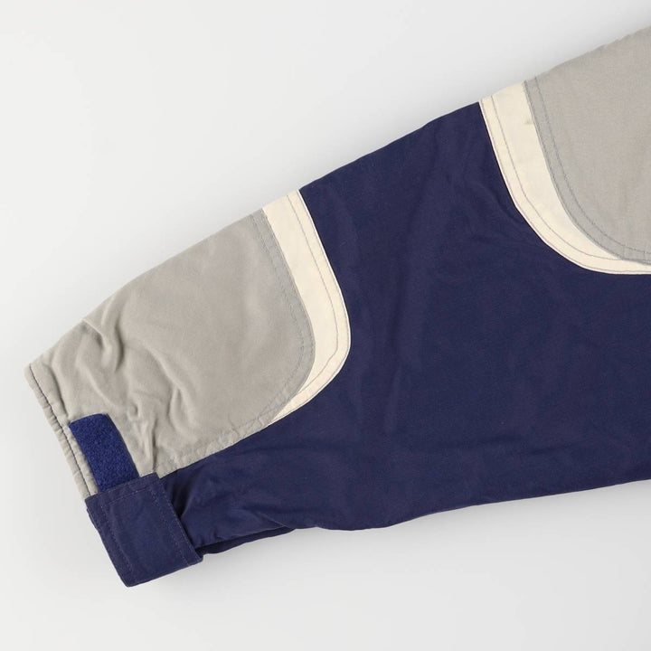 90'S Body Glove Men's Medium Padded Puffer Jacket, Vintage Nylon gray type Vintage Second Hand