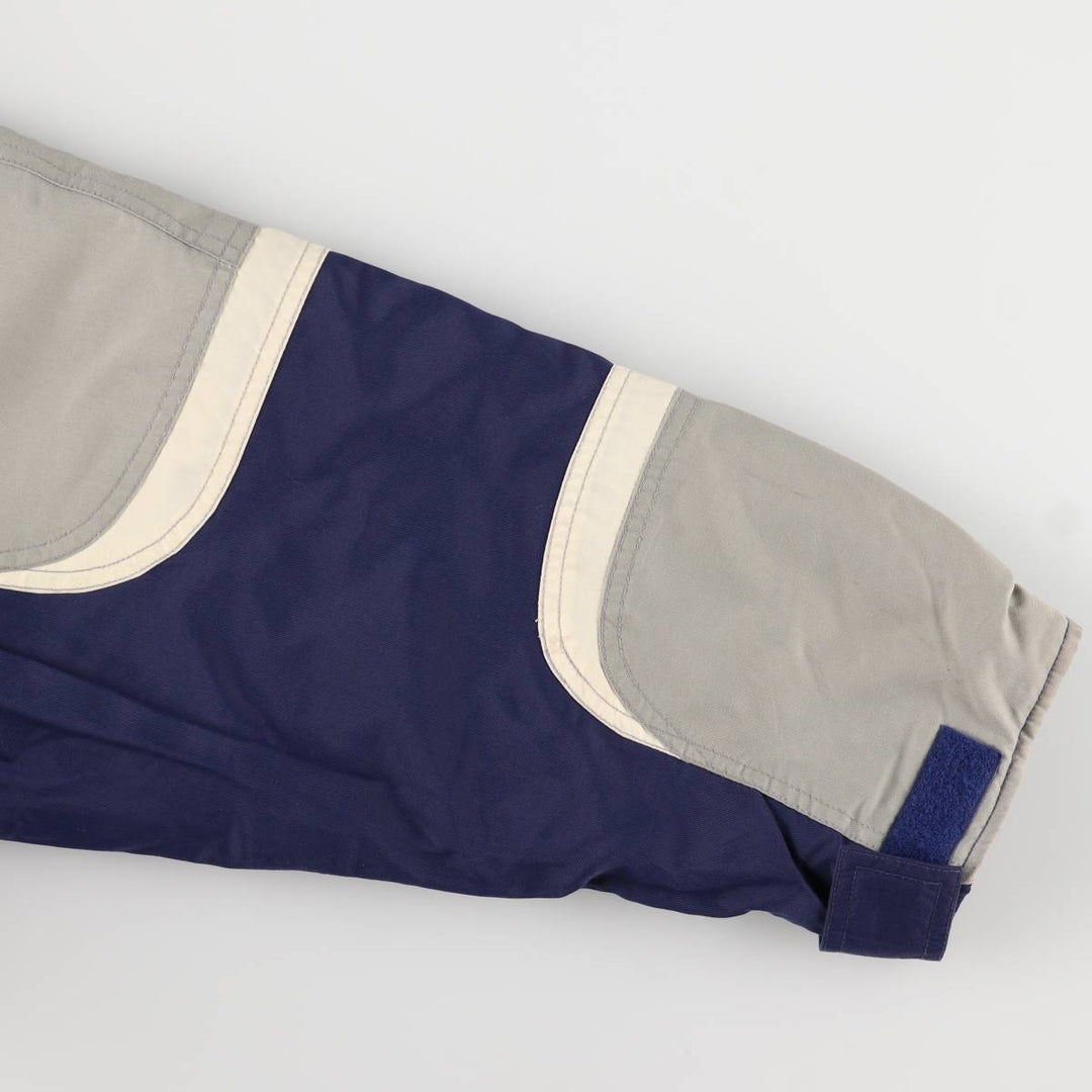 90'S Body Glove Men's Medium Padded Puffer Jacket, Vintage Nylon gray type Vintage Second Hand