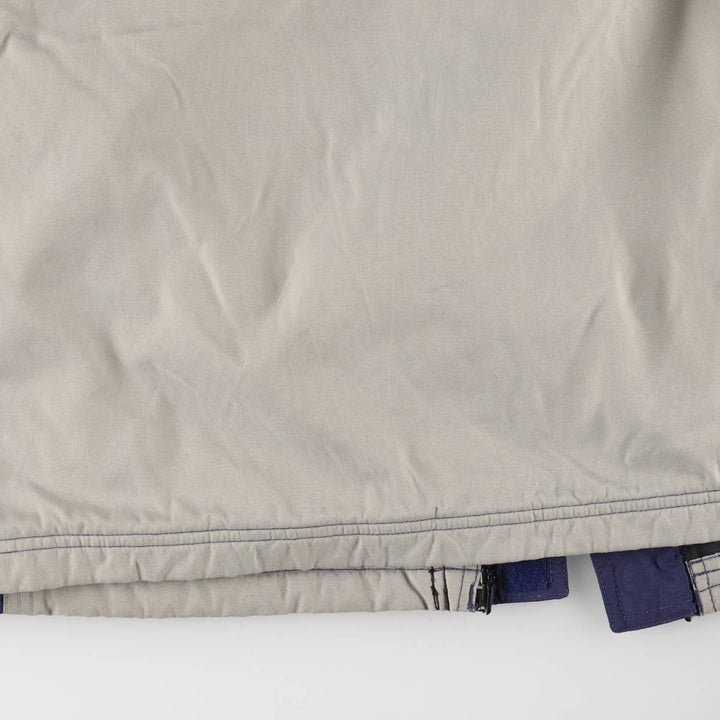 90'S Body Glove Men's Medium Padded Puffer Jacket, Vintage Nylon gray type Vintage Second Hand