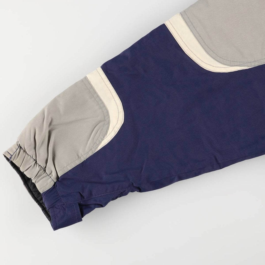 90'S Body Glove Men's Medium Padded Puffer Jacket, Vintage Nylon gray type Vintage Second Hand