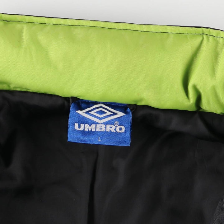 Vintage 90'S Umbro puffer jacket, size L, men's size L Nylon black type Vintage Second Hand