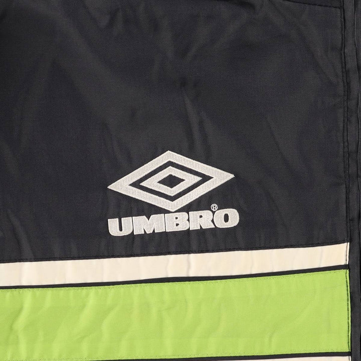 Vintage 90'S Umbro puffer jacket, size L, men's size L Nylon black type Vintage Second Hand