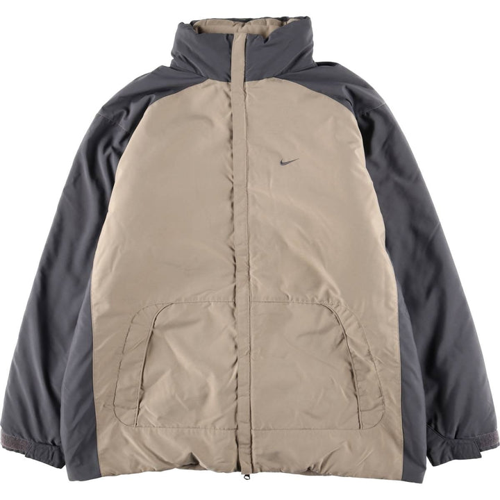 2000'S Nike padded hoodie/puffer jacket, men's size XL unclear Beige type Vintage Second Hand