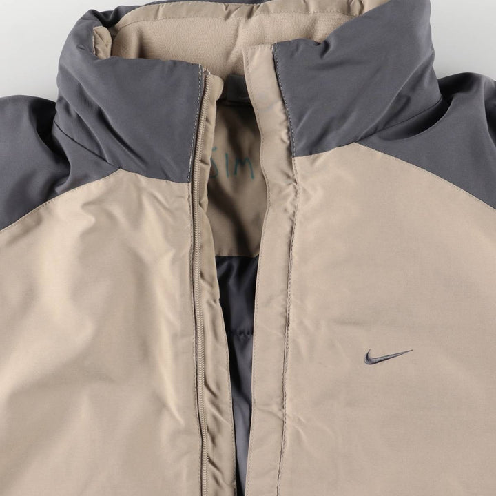 2000'S Nike padded hoodie/puffer jacket, men's size XL unclear Beige type Vintage Second Hand
