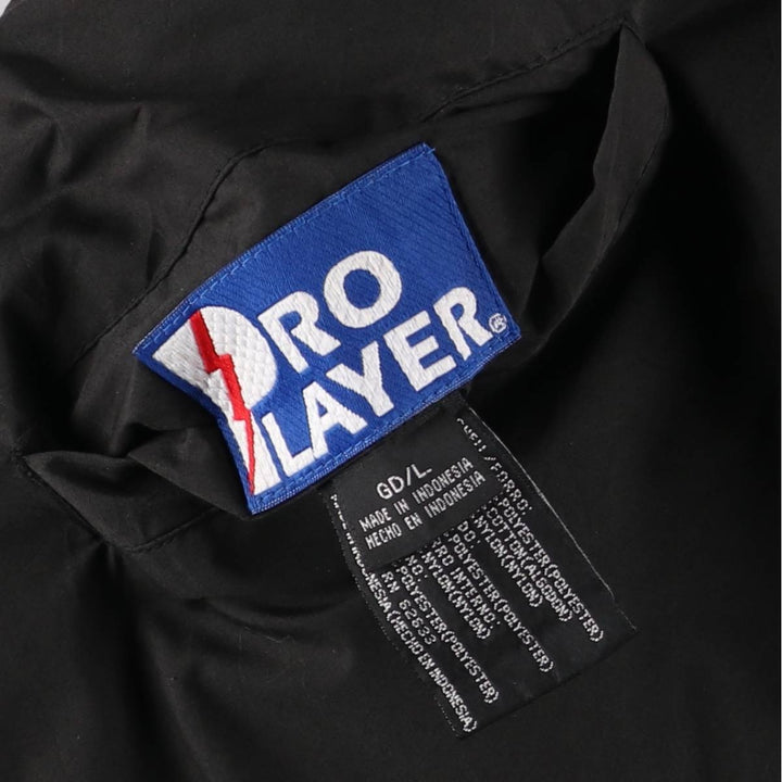 Vintage 90'S Pro Player NFL Dallas Cowboys Reversible Padded Puffer Jacket, Men's Size Large polyester black type Vintage Second Hand