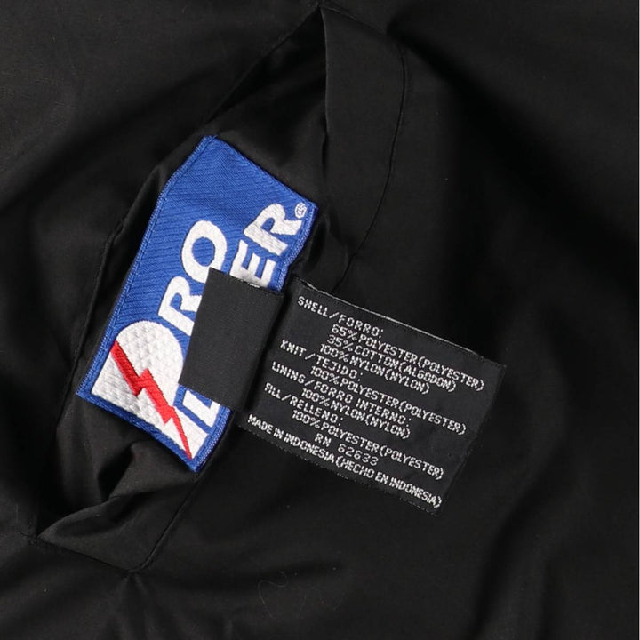 Vintage 90'S Pro Player NFL Dallas Cowboys Reversible Padded Puffer Jacket, Men's Size Large polyester black type Vintage Second Hand