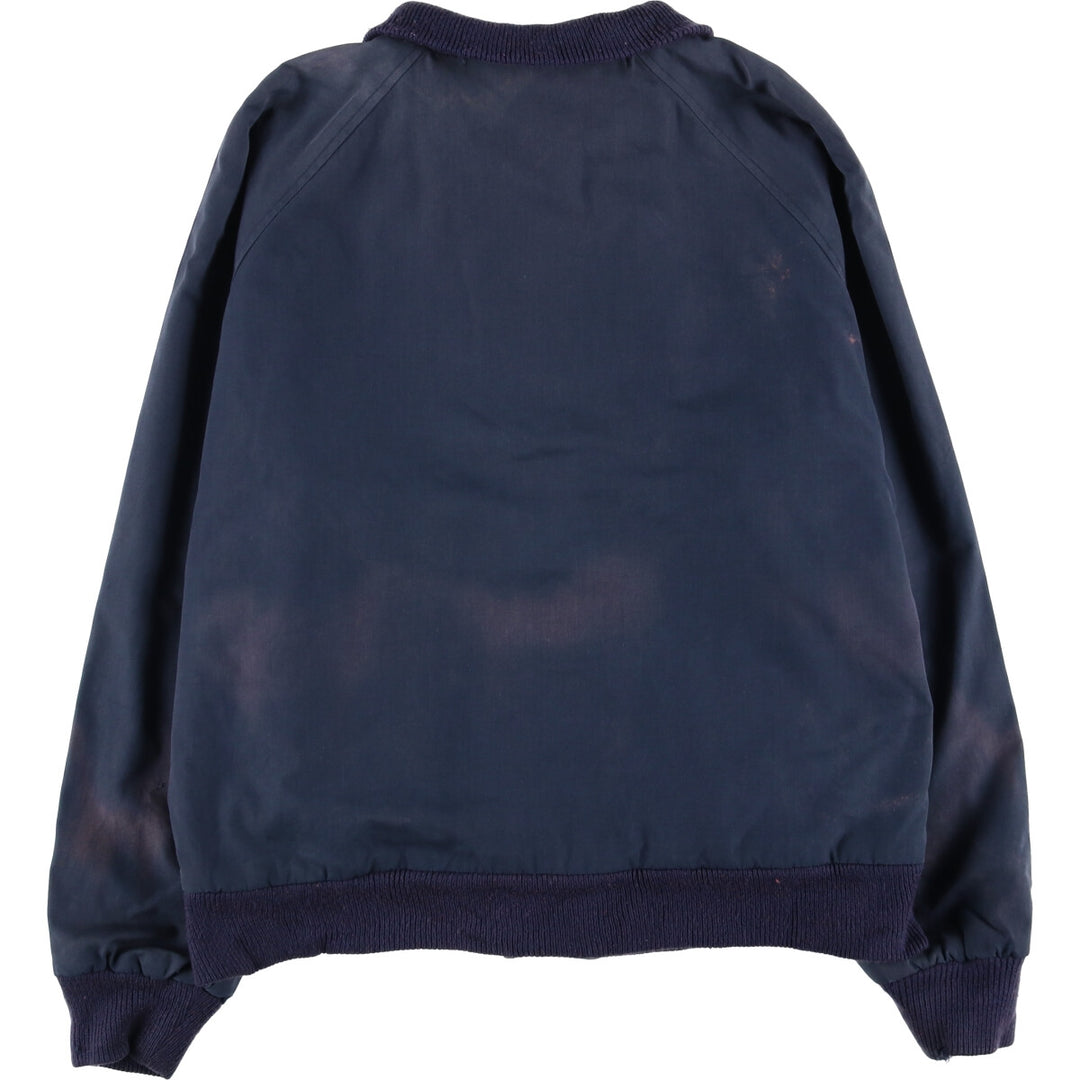 Lacoste IZOD reversible cotton blouson, men's size L cotton navy blue type Vintage Second Hand