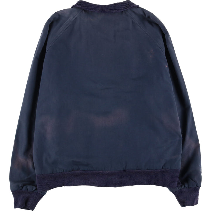 Lacoste IZOD reversible cotton blouson, men's size L cotton navy blue type Vintage Second Hand