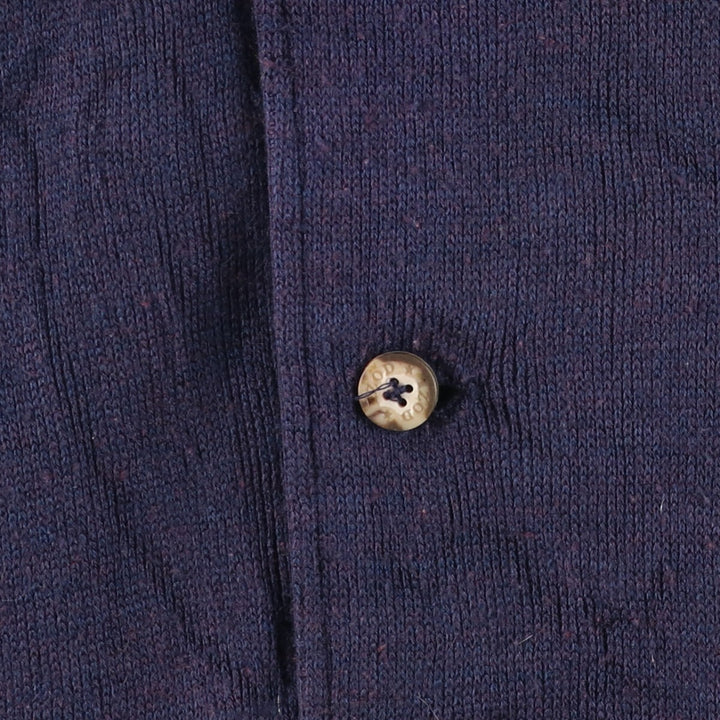 Lacoste IZOD reversible cotton blouson, men's size L cotton navy blue type Vintage Second Hand