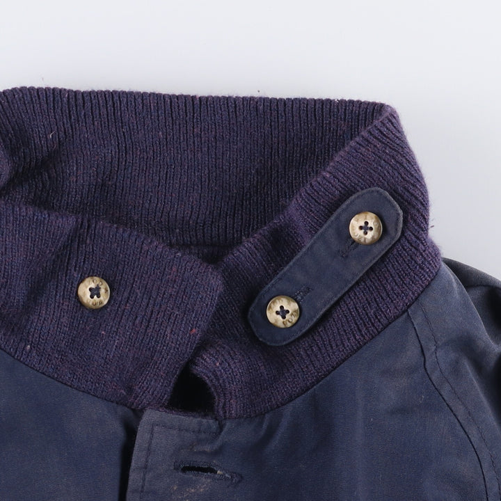 Lacoste IZOD reversible cotton blouson, men's size L cotton navy blue type Vintage Second Hand