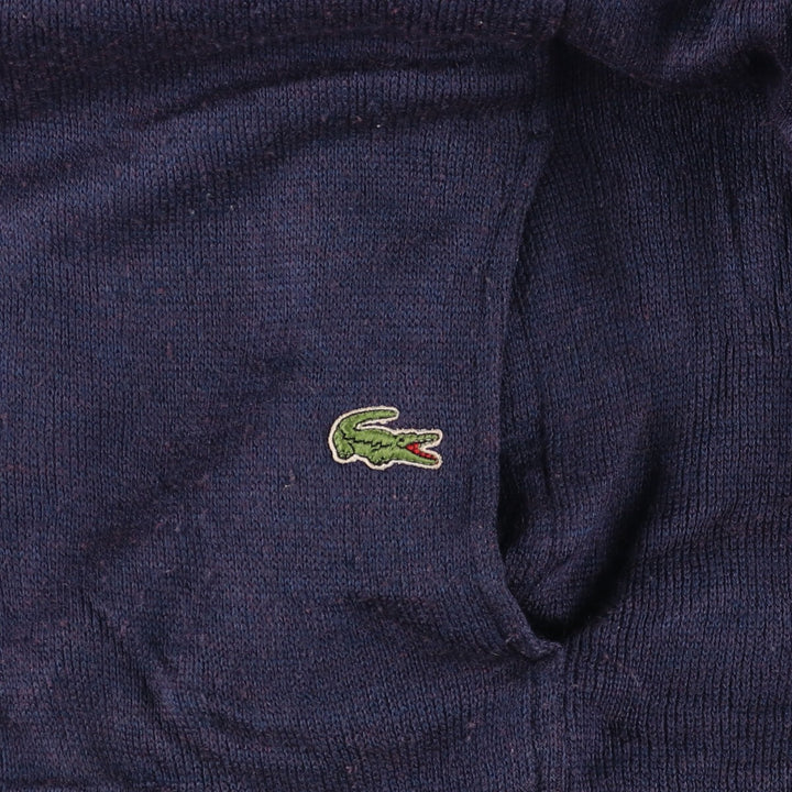 Lacoste IZOD reversible cotton blouson, men's size L cotton navy blue type Vintage Second Hand