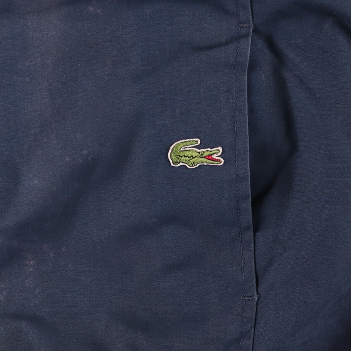 Lacoste IZOD reversible cotton blouson, men's size L cotton navy blue type Vintage Second Hand