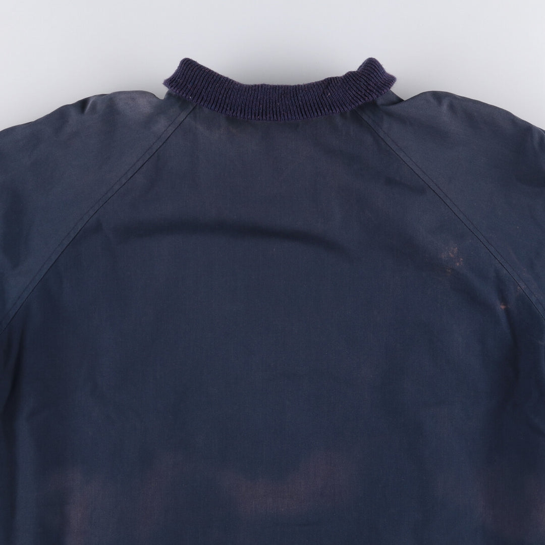 Lacoste IZOD reversible cotton blouson, men's size L cotton navy blue type Vintage Second Hand