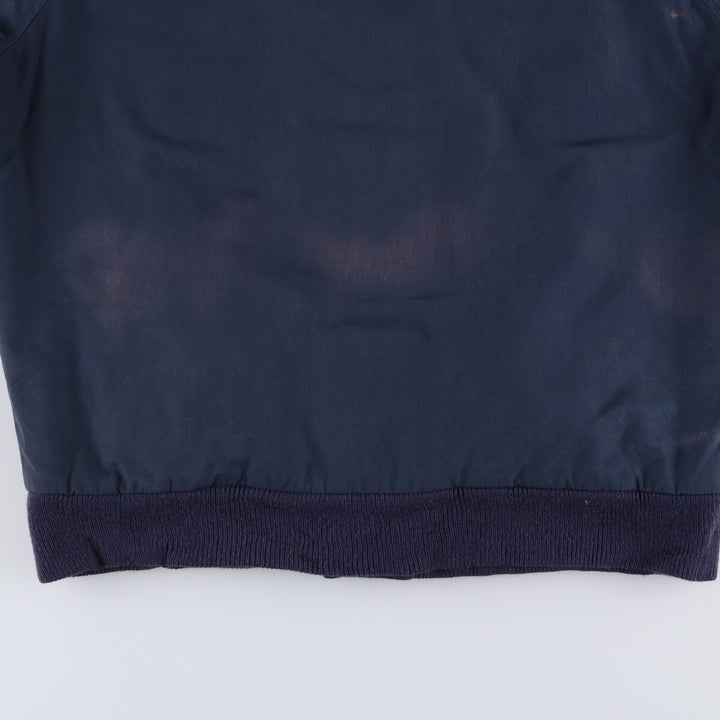 Lacoste IZOD reversible cotton blouson, men's size L cotton navy blue type Vintage Second Hand