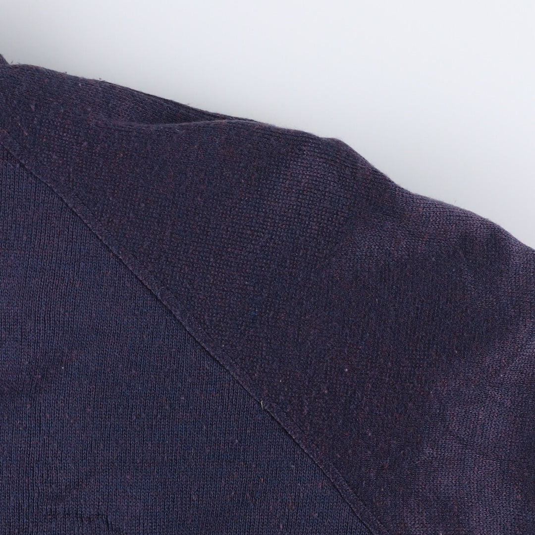 Lacoste IZOD reversible cotton blouson, men's size L cotton navy blue type Vintage Second Hand