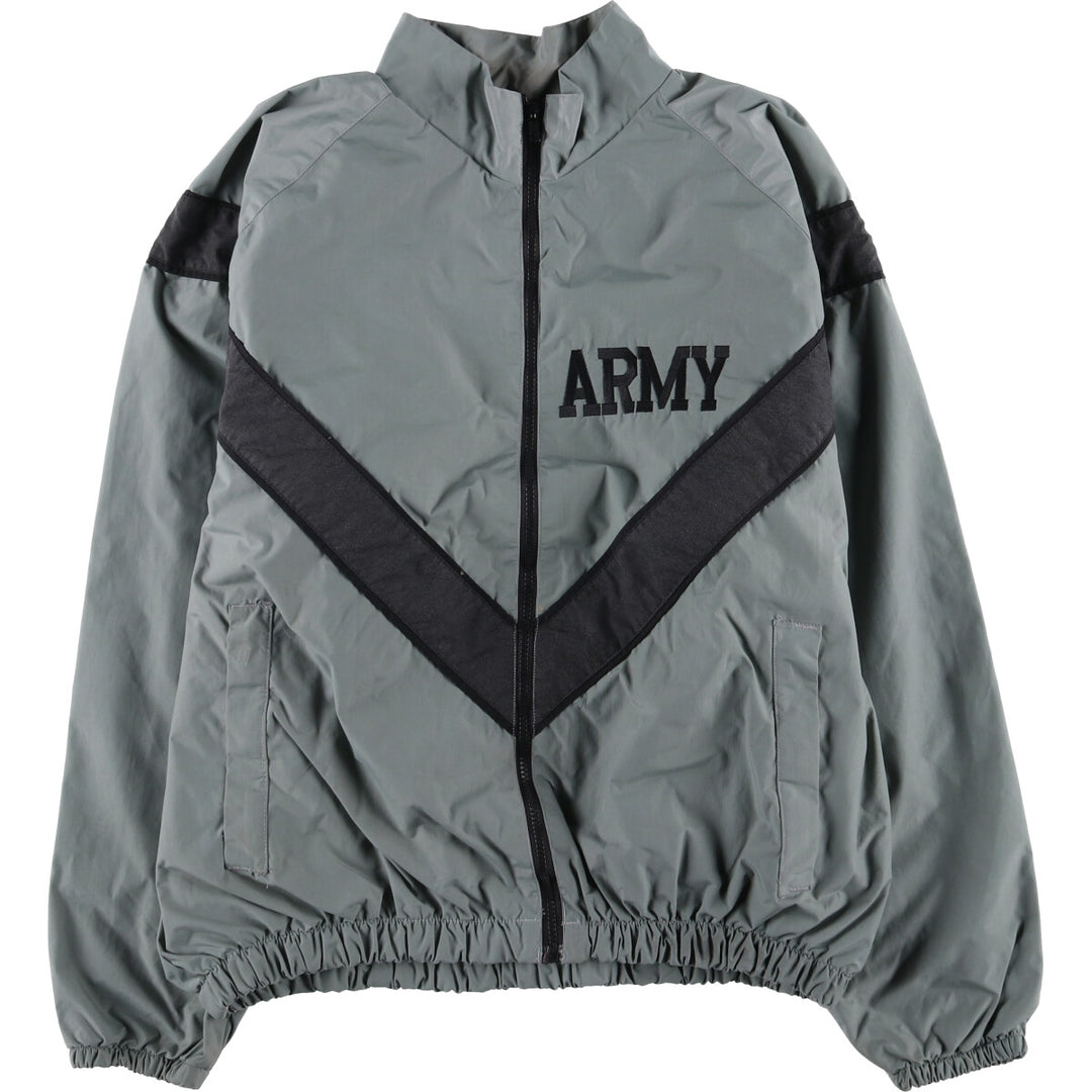 00'S USARMY IPFU Training Jacket Nylon Jacket Made in USA LARGE Nylon gray type Vintage Second Hand