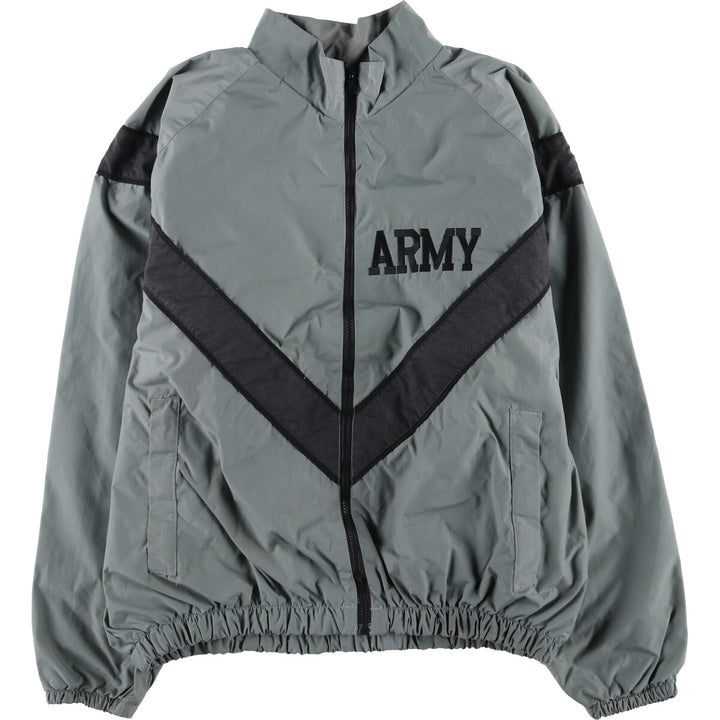 00'S USARMY IPFU Training Jacket Nylon Jacket Made in USA LARGE Nylon gray type Vintage Second Hand
