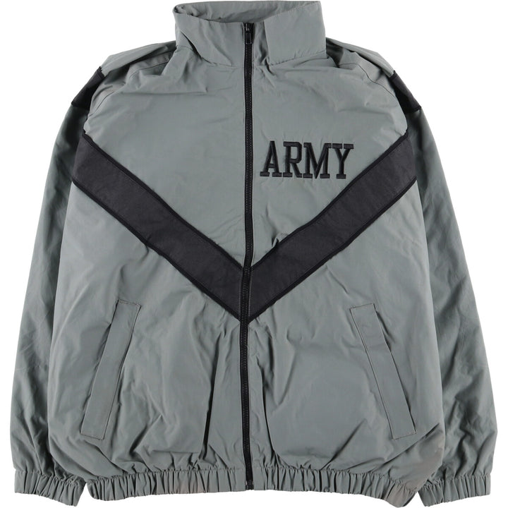 Authentic US Army PFU training jacket from the 2000s, made in the USA, medium-regular, men's size M. Nylon gray type Vintage Second Hand