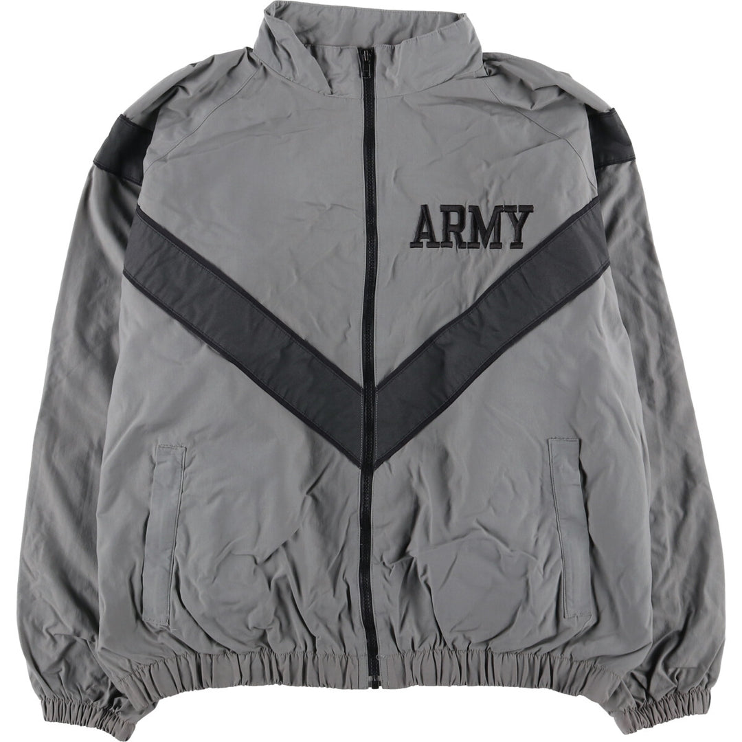 Authentic US Army PFU training jacket from the 2000s, made in the USA, medium regular, equivalent to men's size M. Nylon gray type Vintage Second Hand