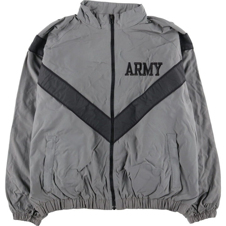 Authentic US Army PFU training jacket from the 2000s, made in the USA, medium regular, equivalent to men's size M. Nylon gray type Vintage Second Hand