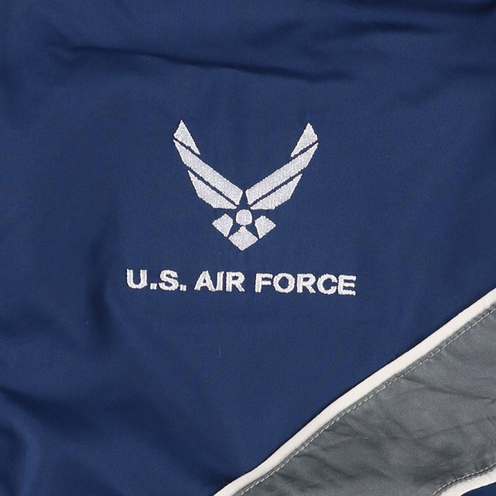 Authentic US Military USAIR Force PTU Training Jacket, Windbreaker, Made in USA, Medium polyester navy blue type Vintage Second Hand