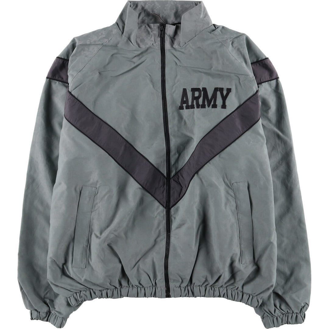 Authentic 2000'S US Army Skilcraft PFU Training Jacket, ACU Digital Camo Nylon Jacket, Made in USA Nylon gray type Vintage Second Hand