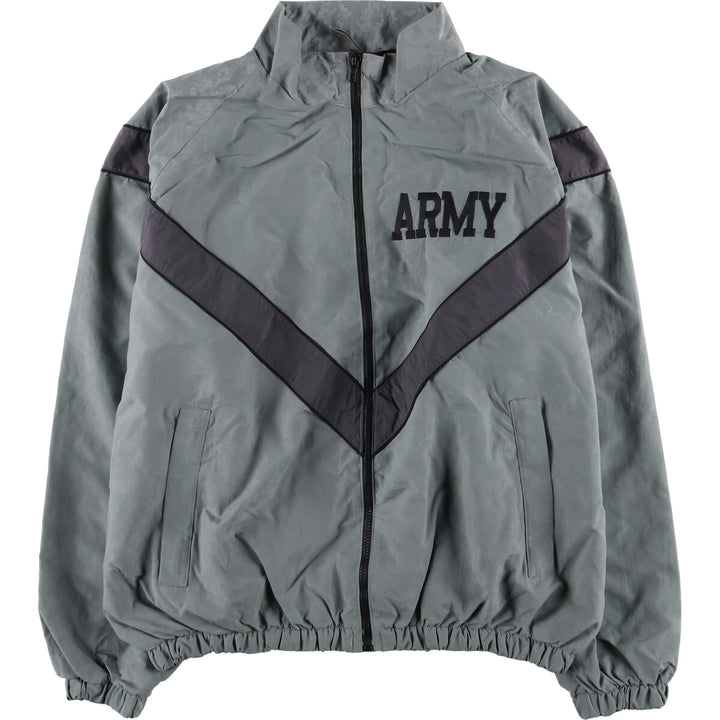 Authentic 2000'S US Army Skilcraft PFU Training Jacket, ACU Digital Camo Nylon Jacket, Made in USA Nylon gray type Vintage Second Hand