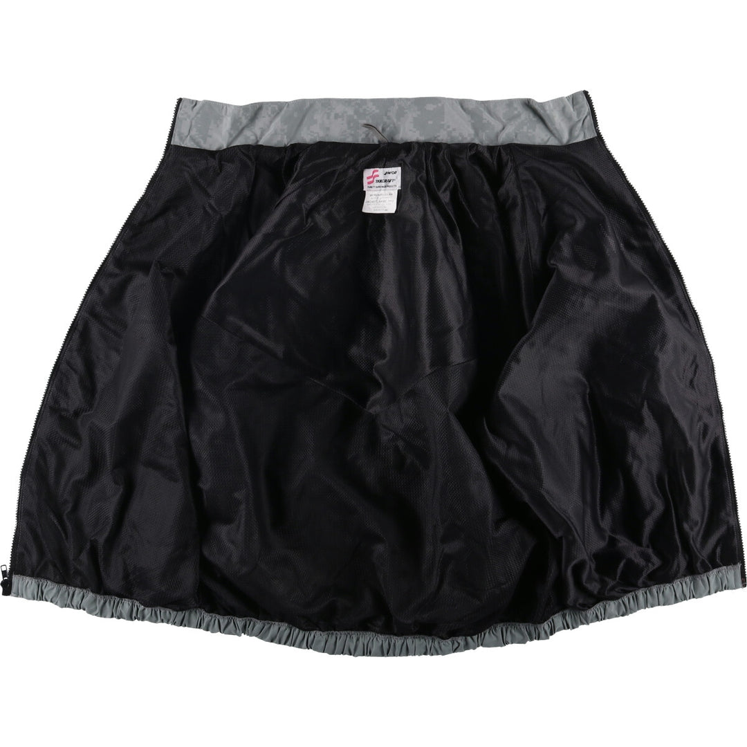 Authentic 2000'S US Army Skilcraft PFU Training Jacket, ACU Digital Camo Nylon Jacket, Made in USA Nylon gray type Vintage Second Hand