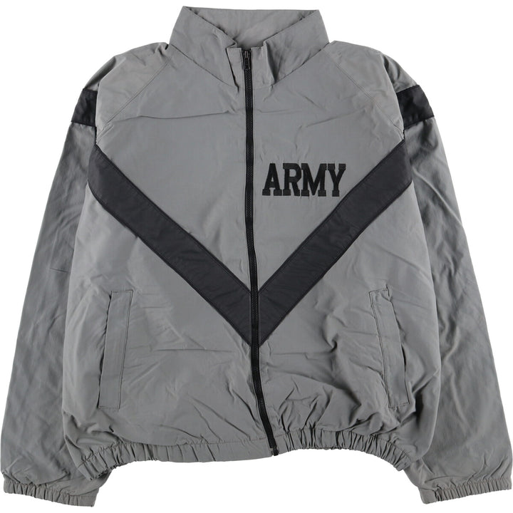 1990'S US Army IPFU Training Jacket, Nylon Jacket, Made in USA, Medium-Regular, Men's Size M Nylon gray type Vintage Second Hand