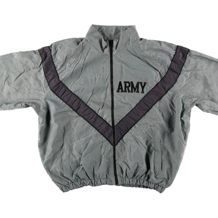 00'S USARMY IPFU Training Jacket ACU Digital Camo Nylon Jacket Made in USA LARGE Nylon gray type Vintage Second Hand