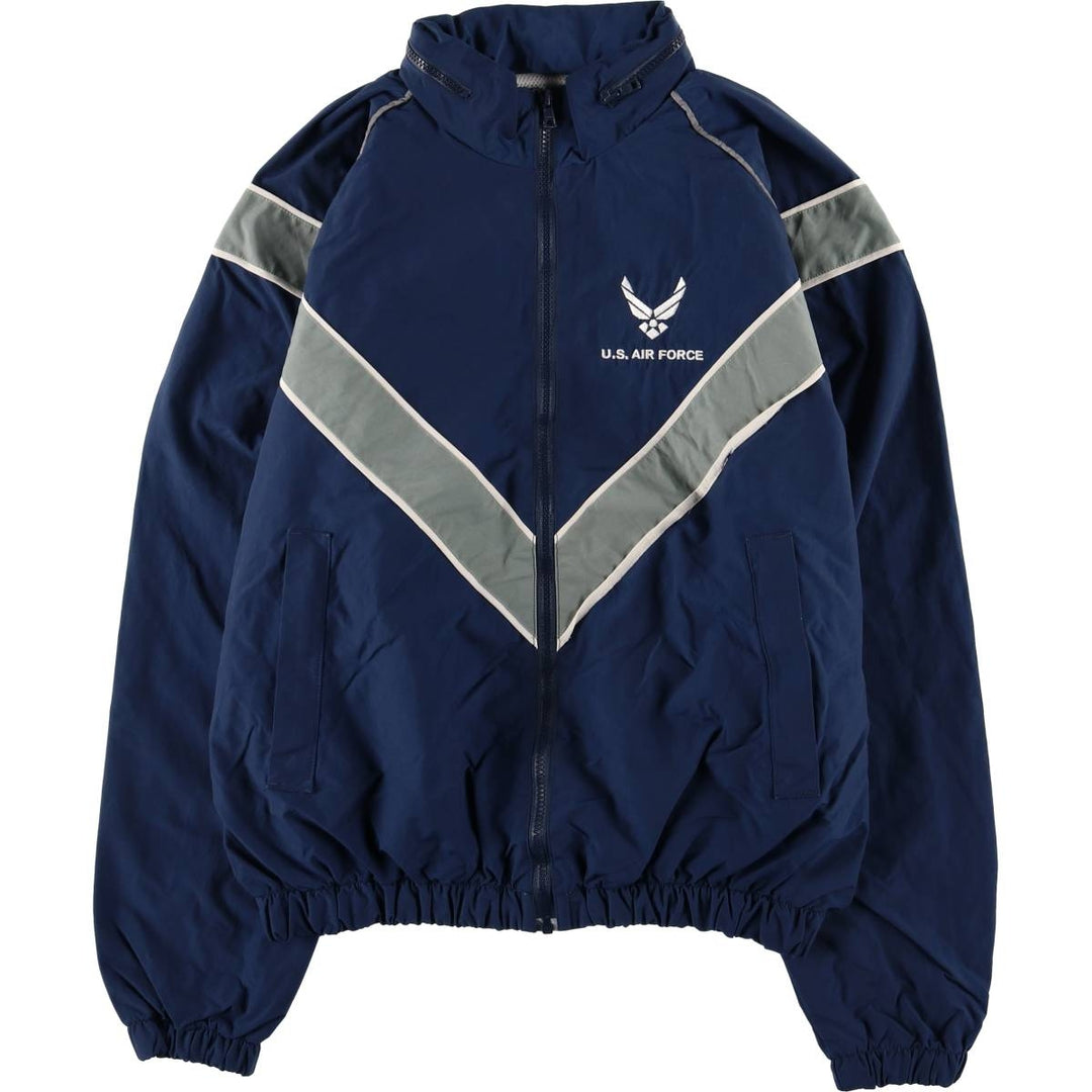 US Military USAIR FORCE SKILCRAFT PTU Training Jacket, Small Nylon Jacket Nylon navy blue type Vintage Second Hand