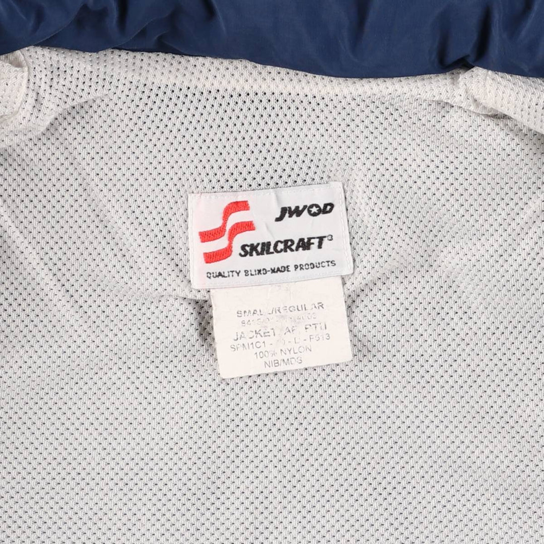 US Military USAIR FORCE SKILCRAFT PTU Training Jacket, Small Nylon Jacket Nylon navy blue type Vintage Second Hand