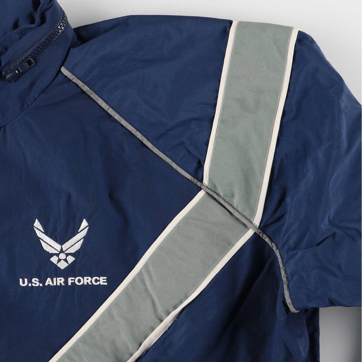 US Military USAIR FORCE SKILCRAFT PTU Training Jacket, Small Nylon Jacket Nylon navy blue type Vintage Second Hand