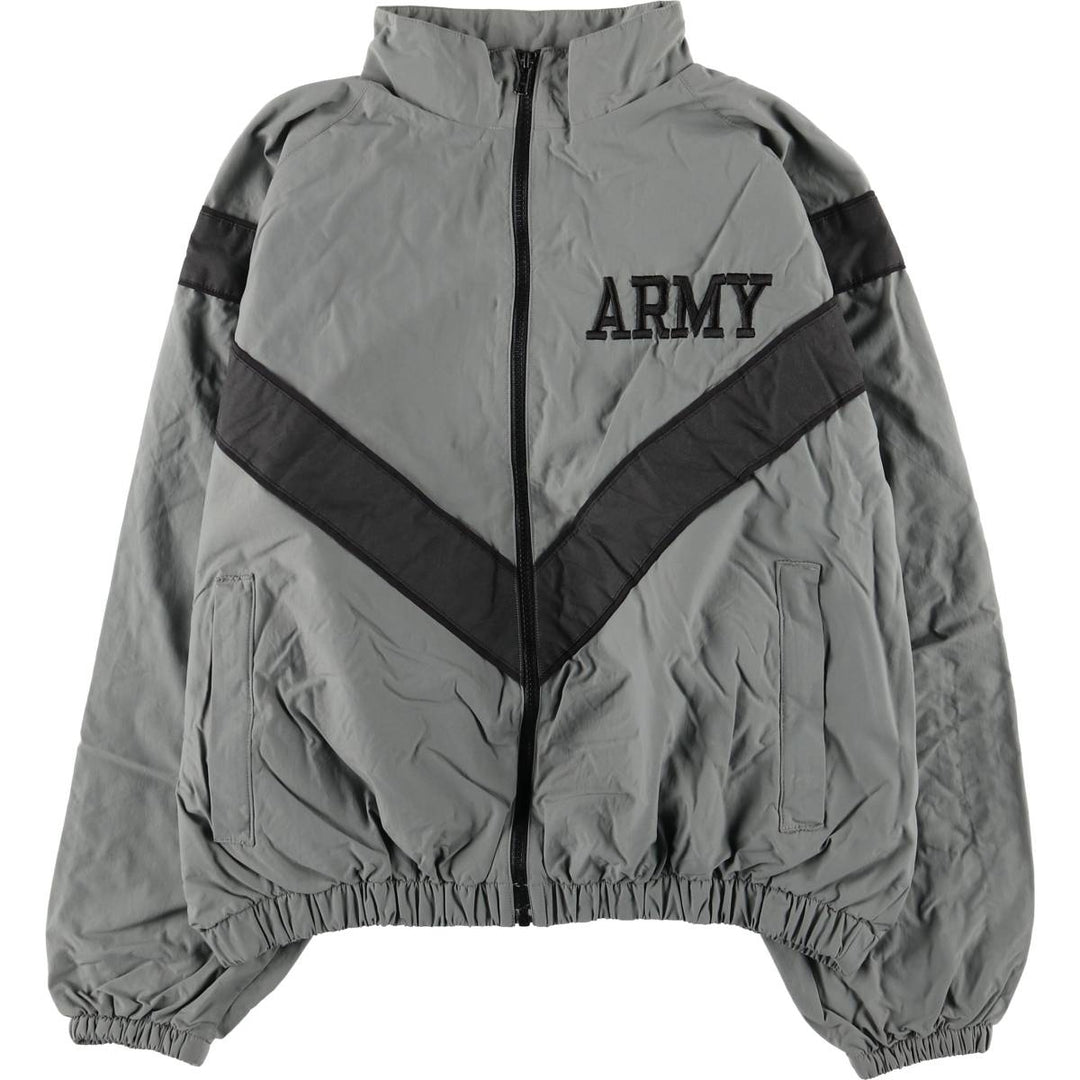 Authentic US Army PFU training jacket from the 2000s, made in the USA, medium short, men's size M. Nylon gray type Vintage Second Hand