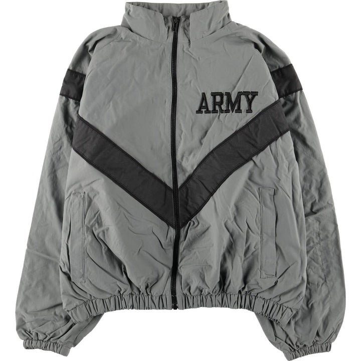 Authentic US Army PFU training jacket from the 2000s, made in the USA, medium short, men's size M. Nylon gray type Vintage Second Hand