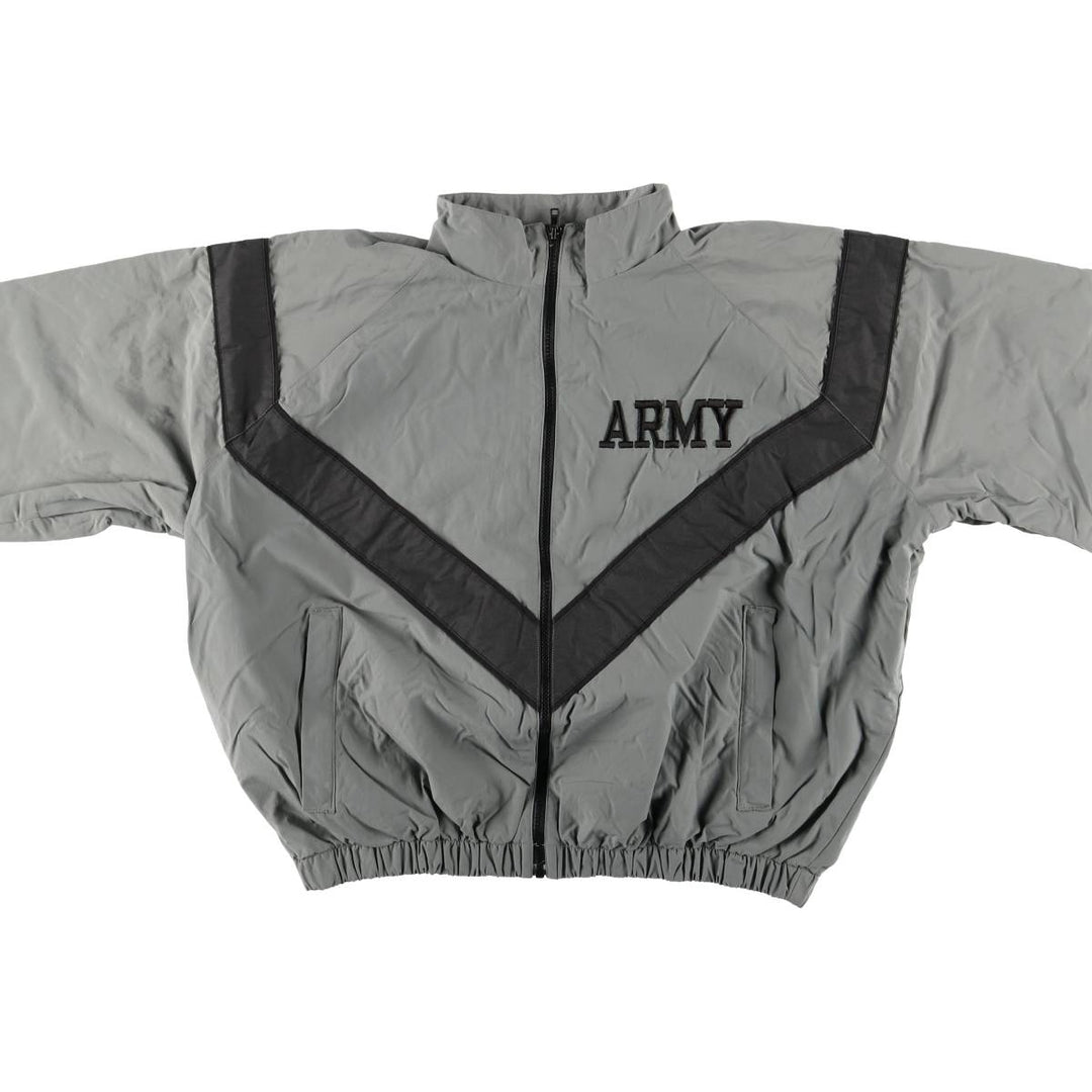 Authentic US Army PFU training jacket from the 2000s, made in the USA, medium short, men's size M. Nylon gray type Vintage Second Hand